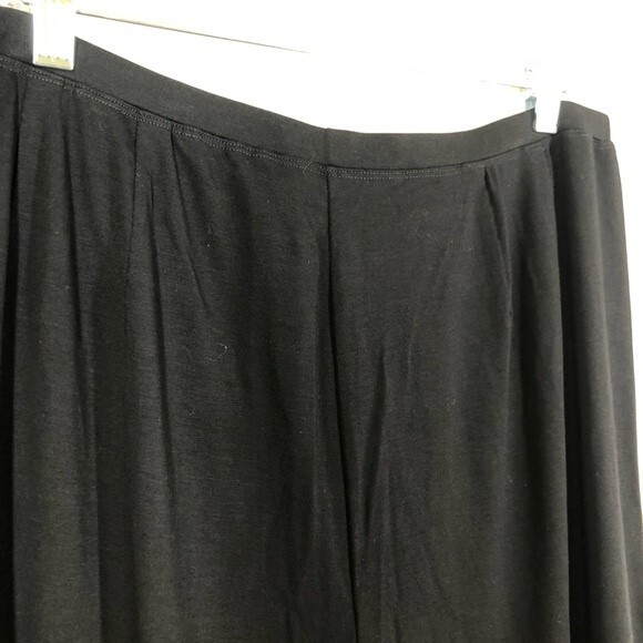 Eileen Fisher Pull On Stretch Wide Leg Cropped Pants Viscose Spandex 1X - Picture 5 of 7